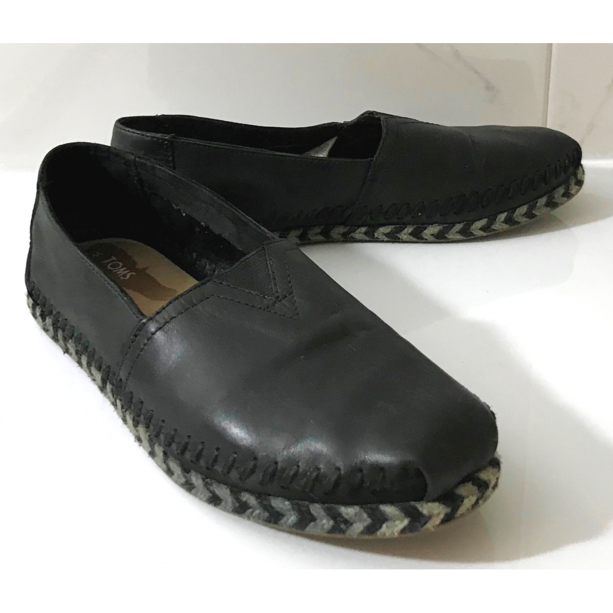 toms leather espadrilles